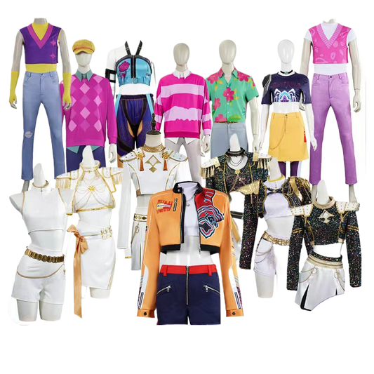 Stage performance costumes for anime characters