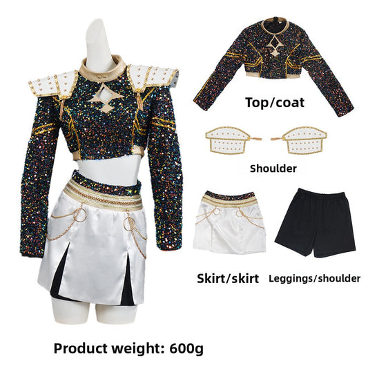 Stage performance costumes for anime characters