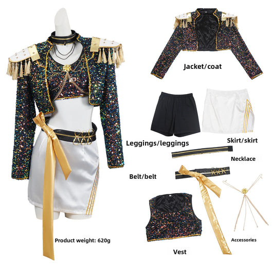 Stage performance costumes for anime characters