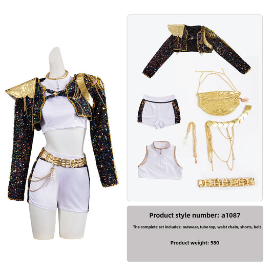 Stage performance costumes for anime characters