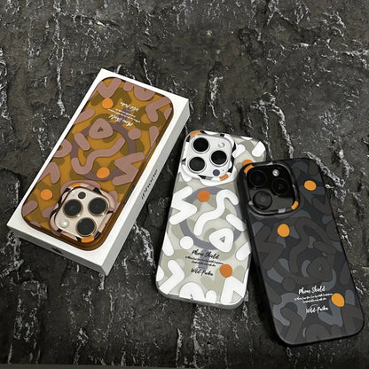 Stained-glass textured phone case