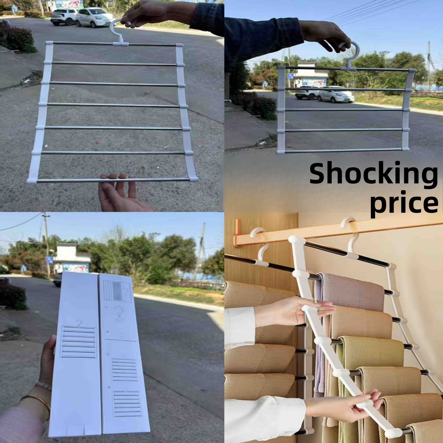 stainless pants rack