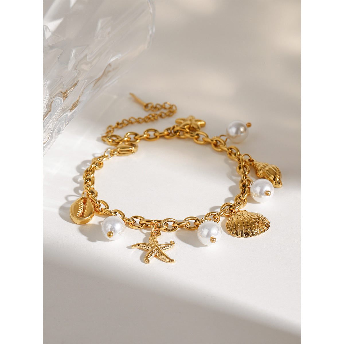 Stainless Steel 18K Gold Plated Bracelet Jewelry