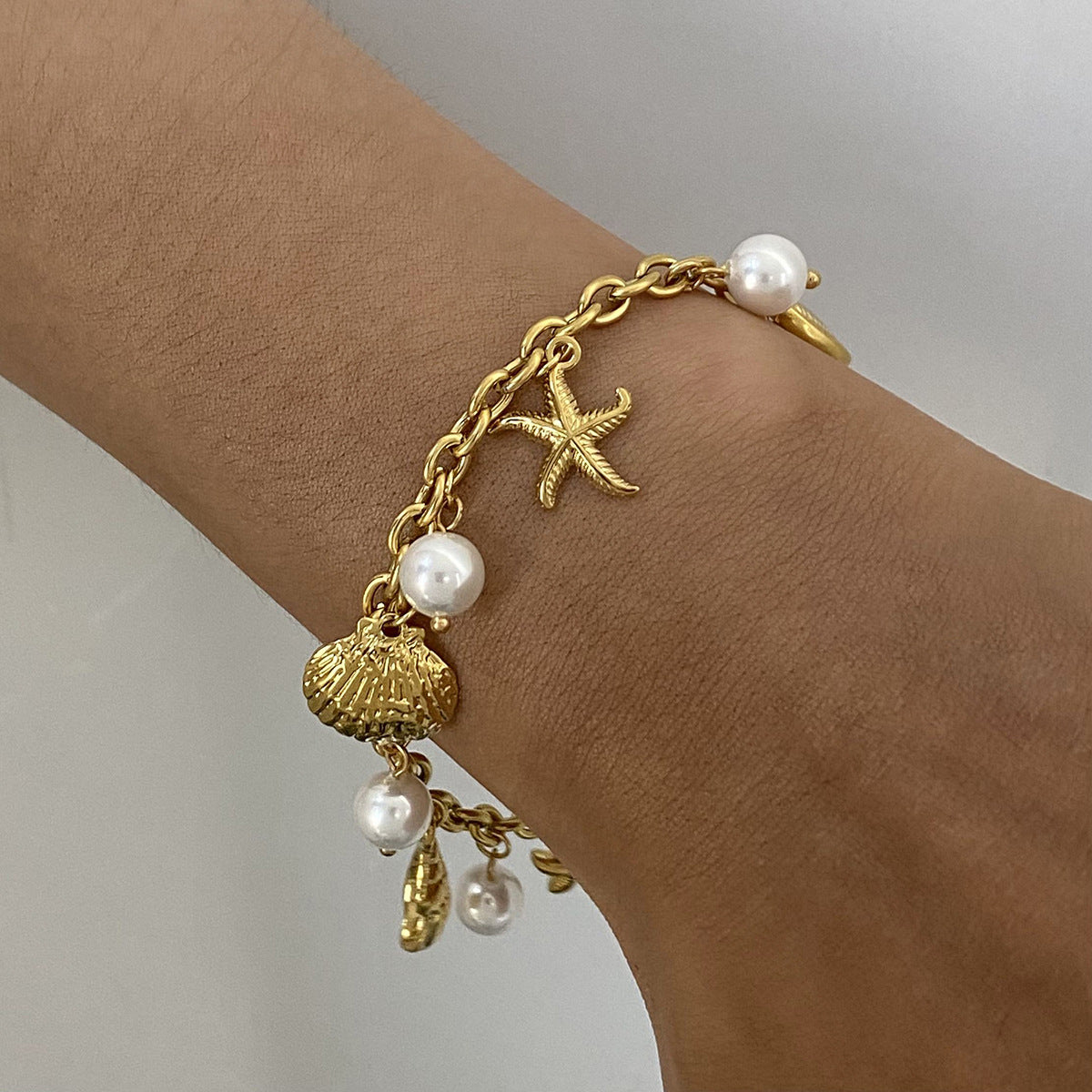 Stainless Steel 18K Gold Plated Bracelet Jewelry