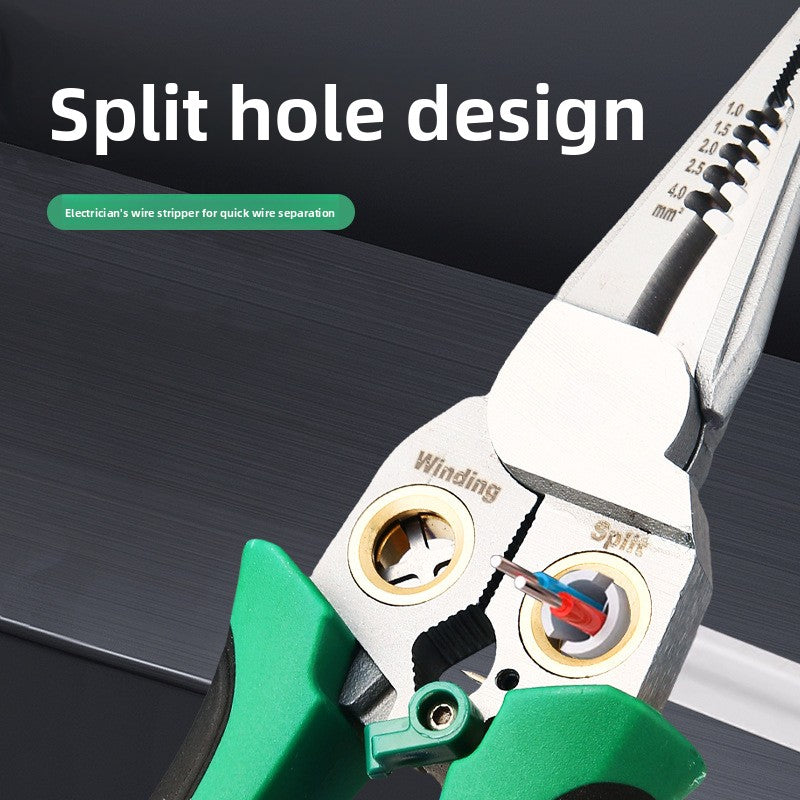 Stainless Steel 8-in-1 Multifunctional Wire Stripper Pliers