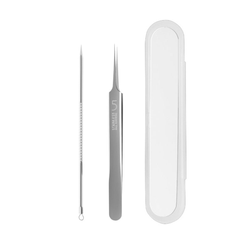 Stainless Steel Acne Needle and Blackhead Extractor Set