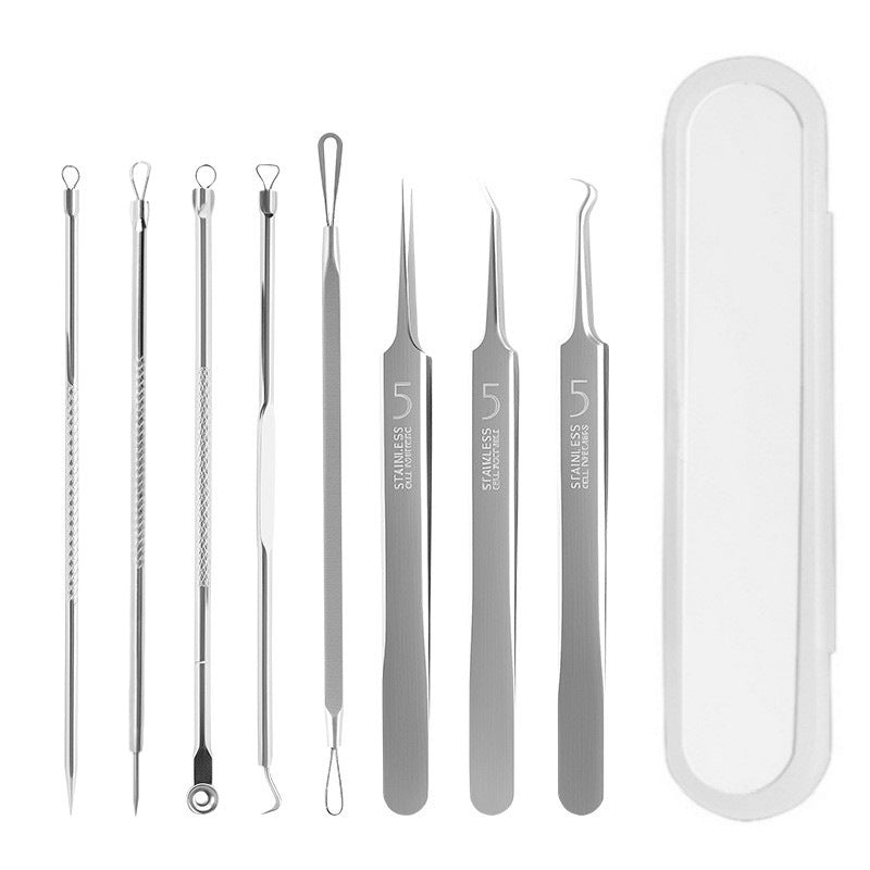 Stainless Steel Acne Needle and Blackhead Extractor Set