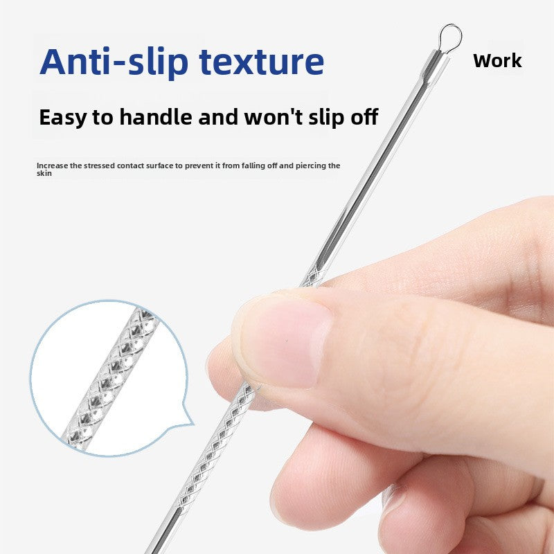 Stainless Steel Acne Needle and Blackhead Extractor Set