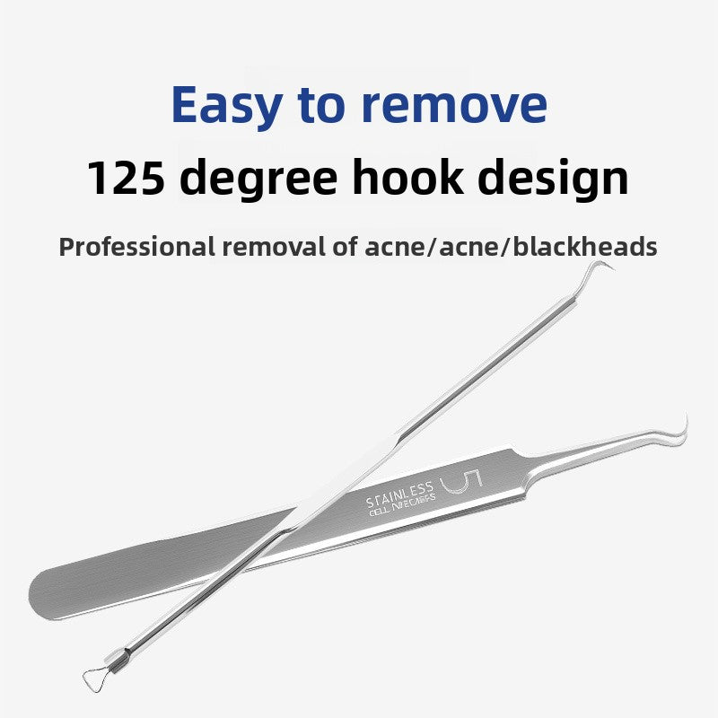 Stainless Steel Acne Needle and Blackhead Extractor Set
