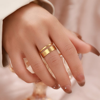 Stainless Steel Adjustable Open Ring