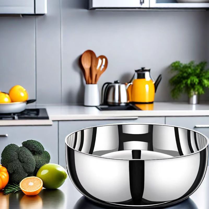 Stainless steel and washbasin