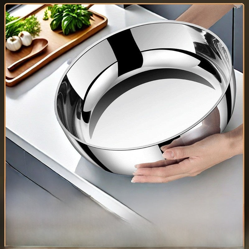 Stainless steel and washbasin