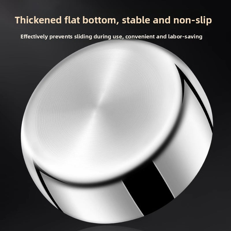 Stainless steel and washbasin