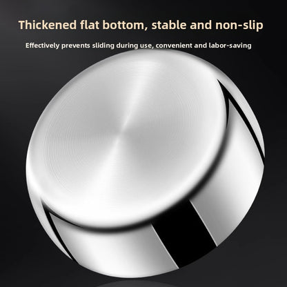 Stainless steel and washbasin