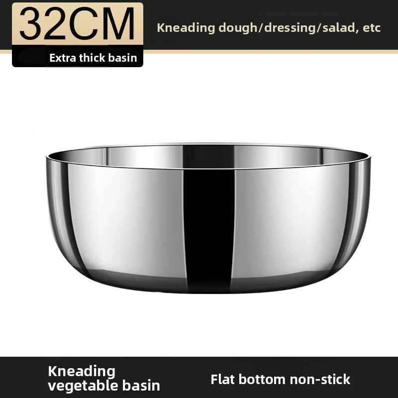 Stainless steel and washbasin