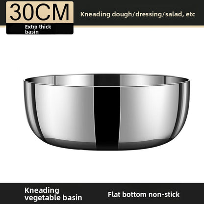 Stainless steel and washbasin