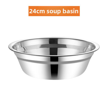 Stainless steel and washbasin