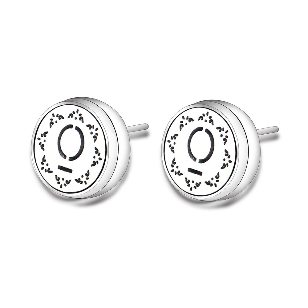 Stainless Steel Angel Wings Aromatherapy Earrings