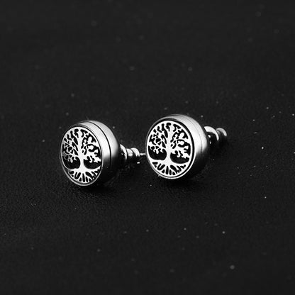 Stainless Steel Angel Wings Aromatherapy Earrings