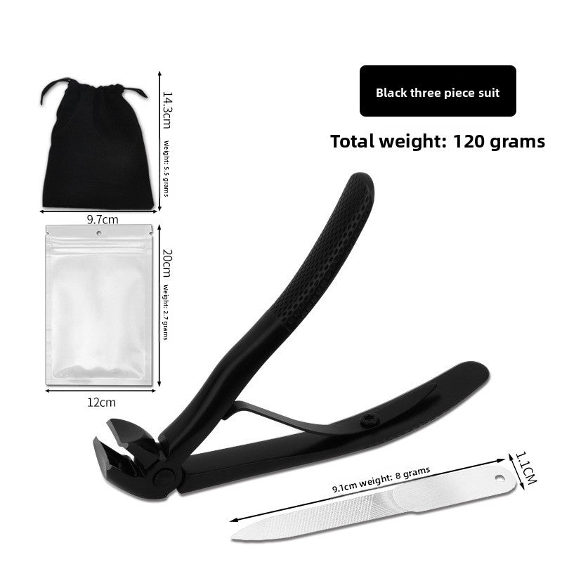 Stainless Steel Anti-Splash Nail Clippers Large Opening