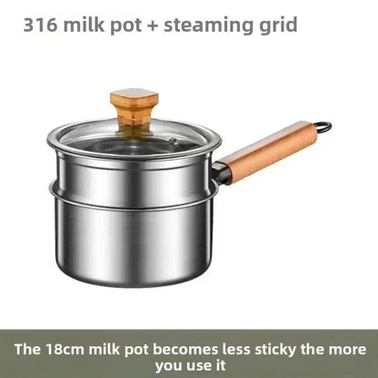 Stainless Steel Baby Milk Pot