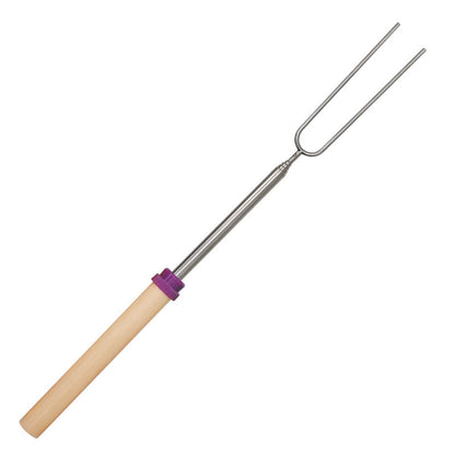 Stainless steel barbecue skewer