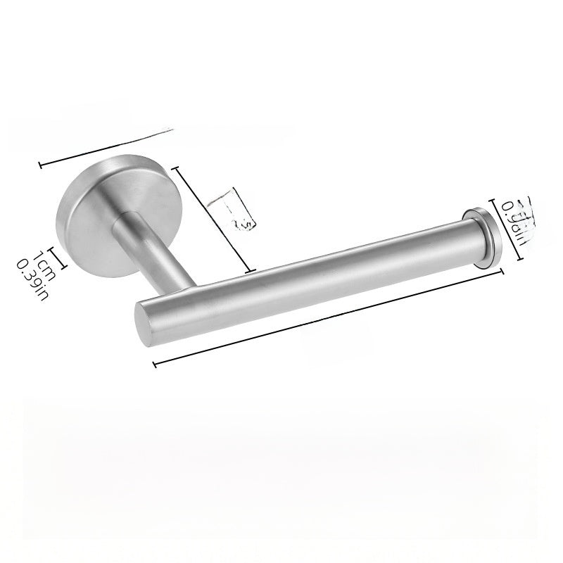 Stainless Steel Bathroom Towel Ring Set