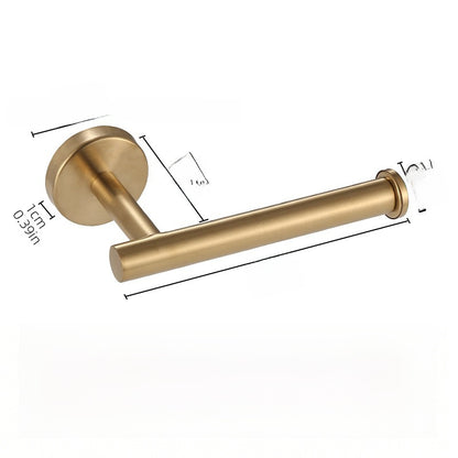 Stainless Steel Bathroom Towel Ring Set