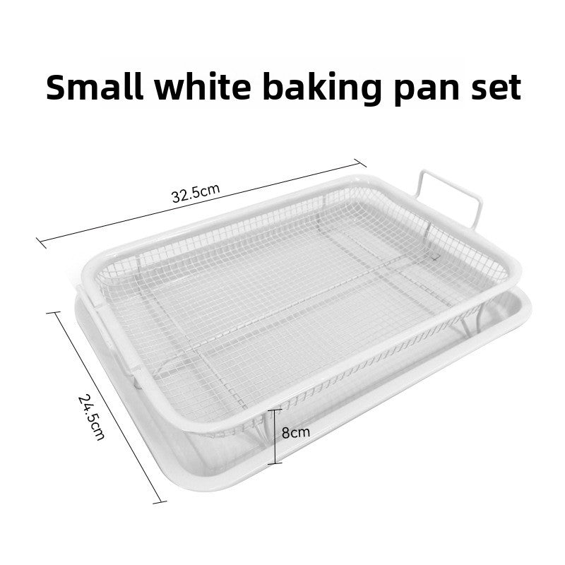 Stainless Steel BBQ Grill Basket and Baking Tray Set