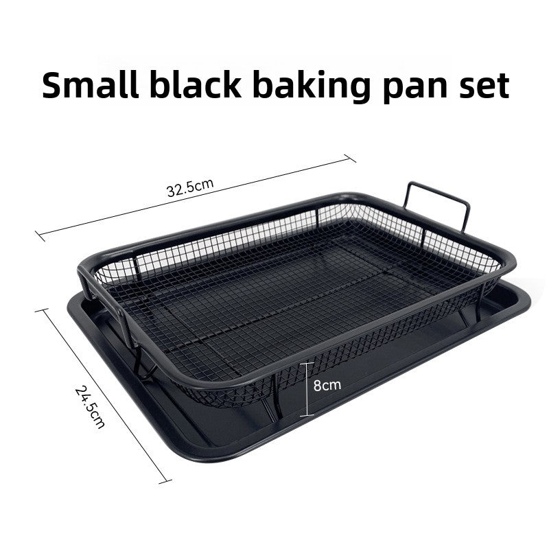 Stainless Steel BBQ Grill Basket and Baking Tray Set