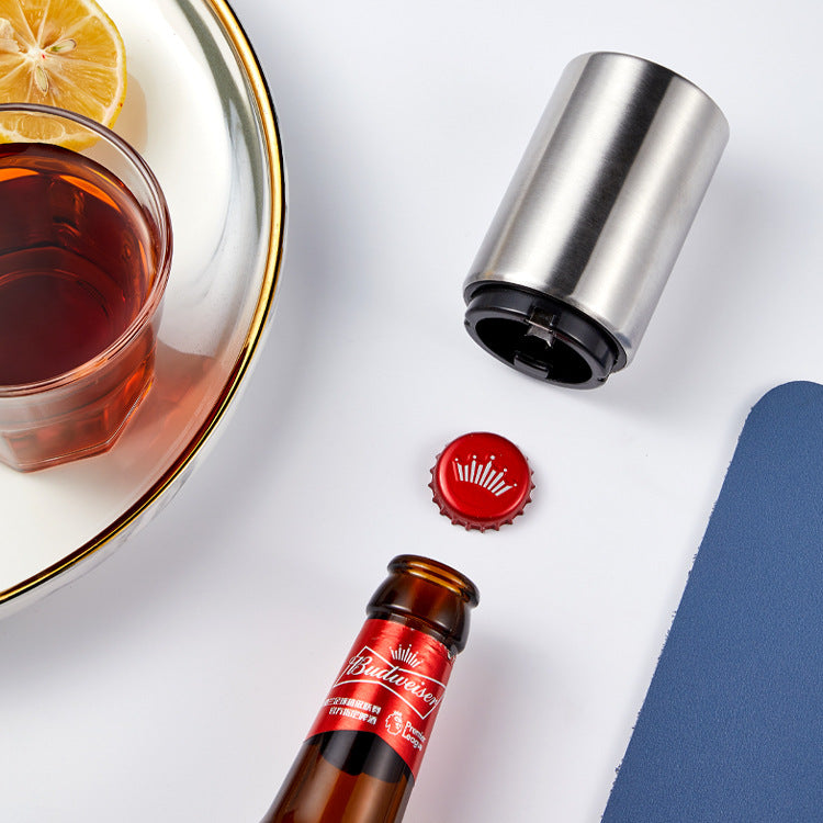 Stainless steel beer bottle opener