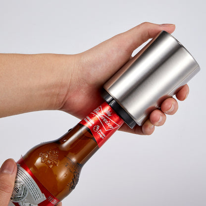 Stainless steel beer bottle opener