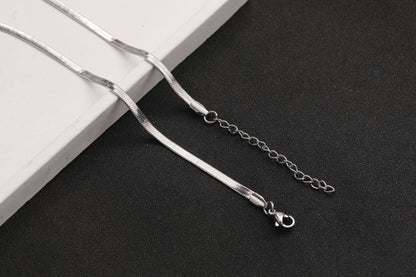 Stainless Steel Blade Chain Necklace