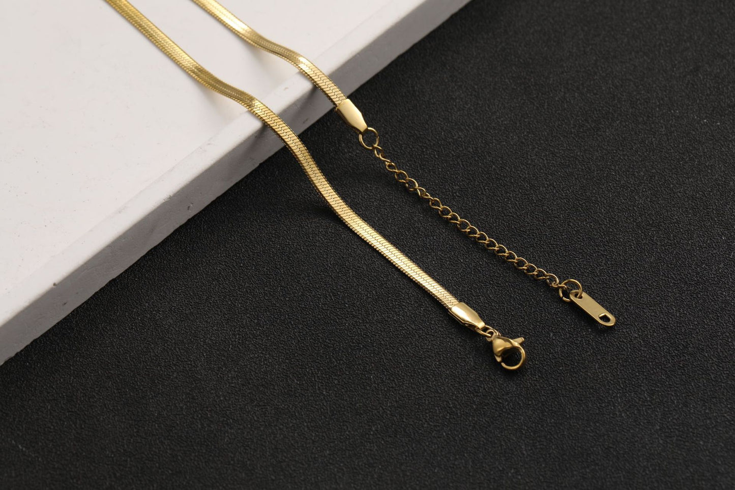 Stainless Steel Blade Chain Necklace