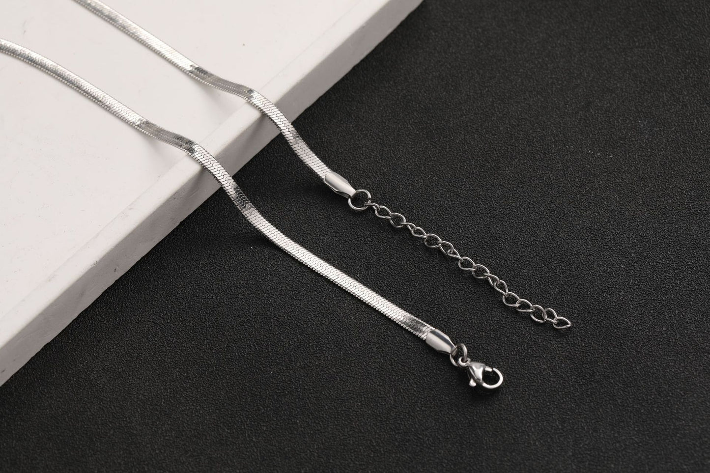 Stainless Steel Blade Chain Necklace