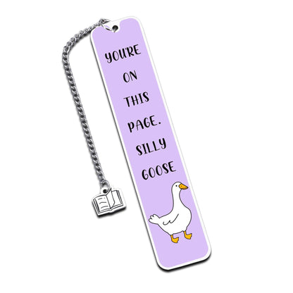 Stainless steel bookmark