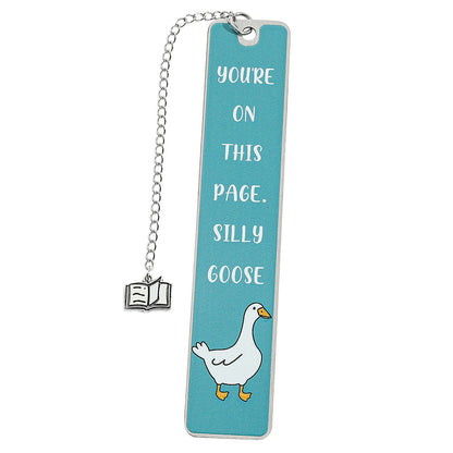 Stainless steel bookmark