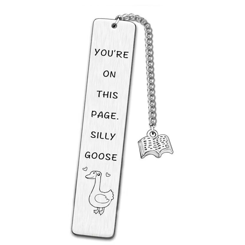 Stainless steel bookmark