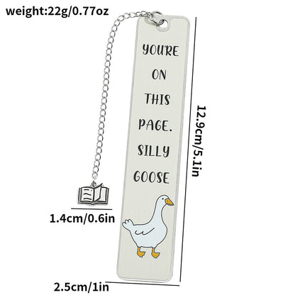 Stainless steel bookmark