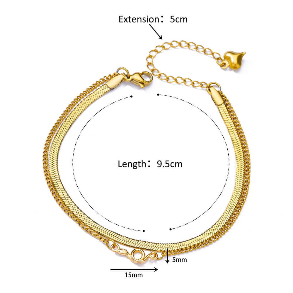 Stainless steel bracelet