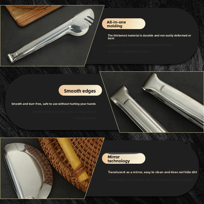 Stainless Steel Buffet Food Clip Multifunctional Food Clip