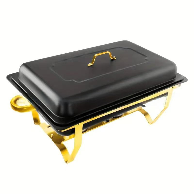 Stainless steel buffet stove