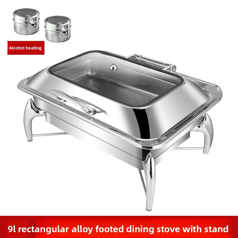 Stainless Steel Buffet Stove with Electric Heating