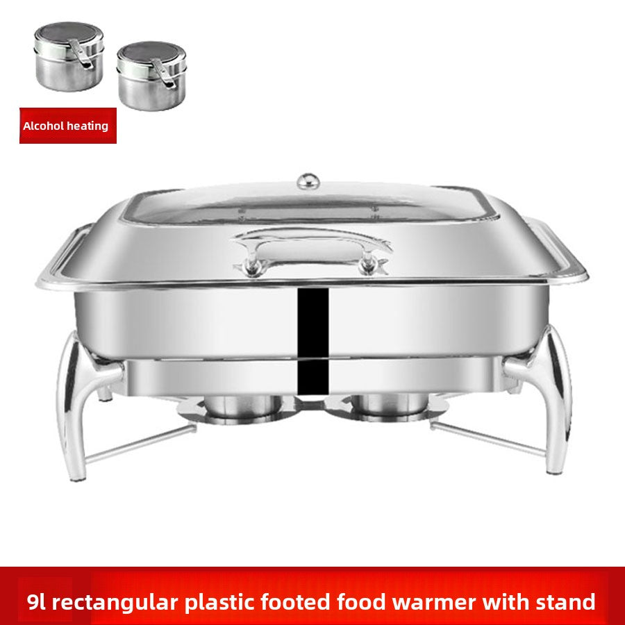 Stainless Steel Buffet Stove with Electric Heating