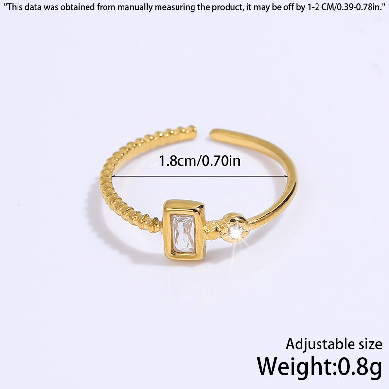 Stainless Steel Butterfly Design Ring