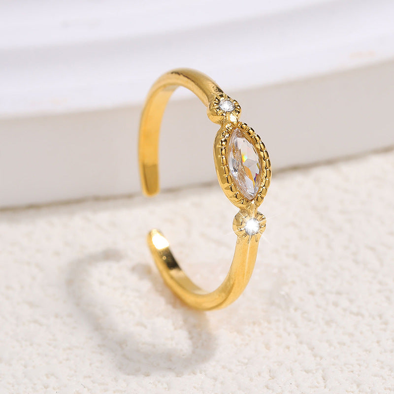 Stainless Steel Butterfly Design Ring