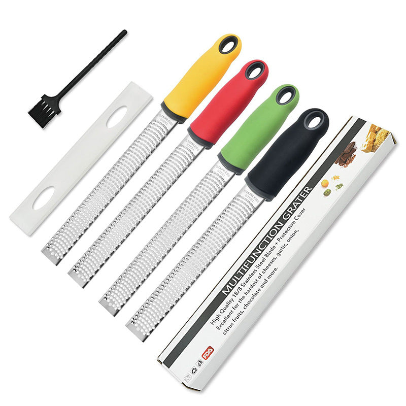 Stainless Steel Cheese & Lemon Zester with Potato & Veg Shredding Function