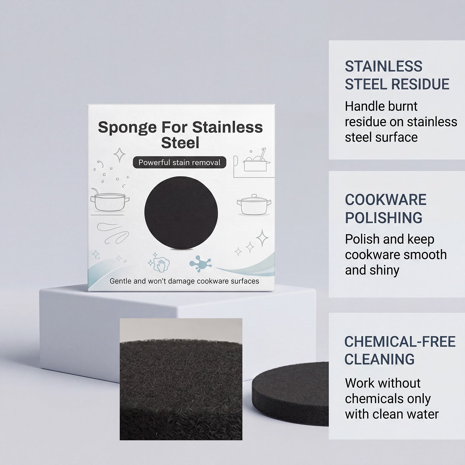Stainless Steel Cleaning Cloth for Household Kitchen Cookware