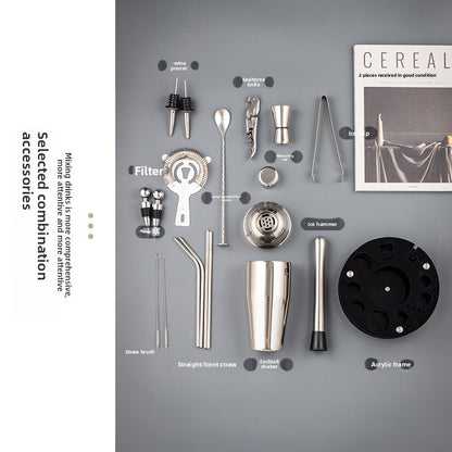 Stainless steel cocktail shaker