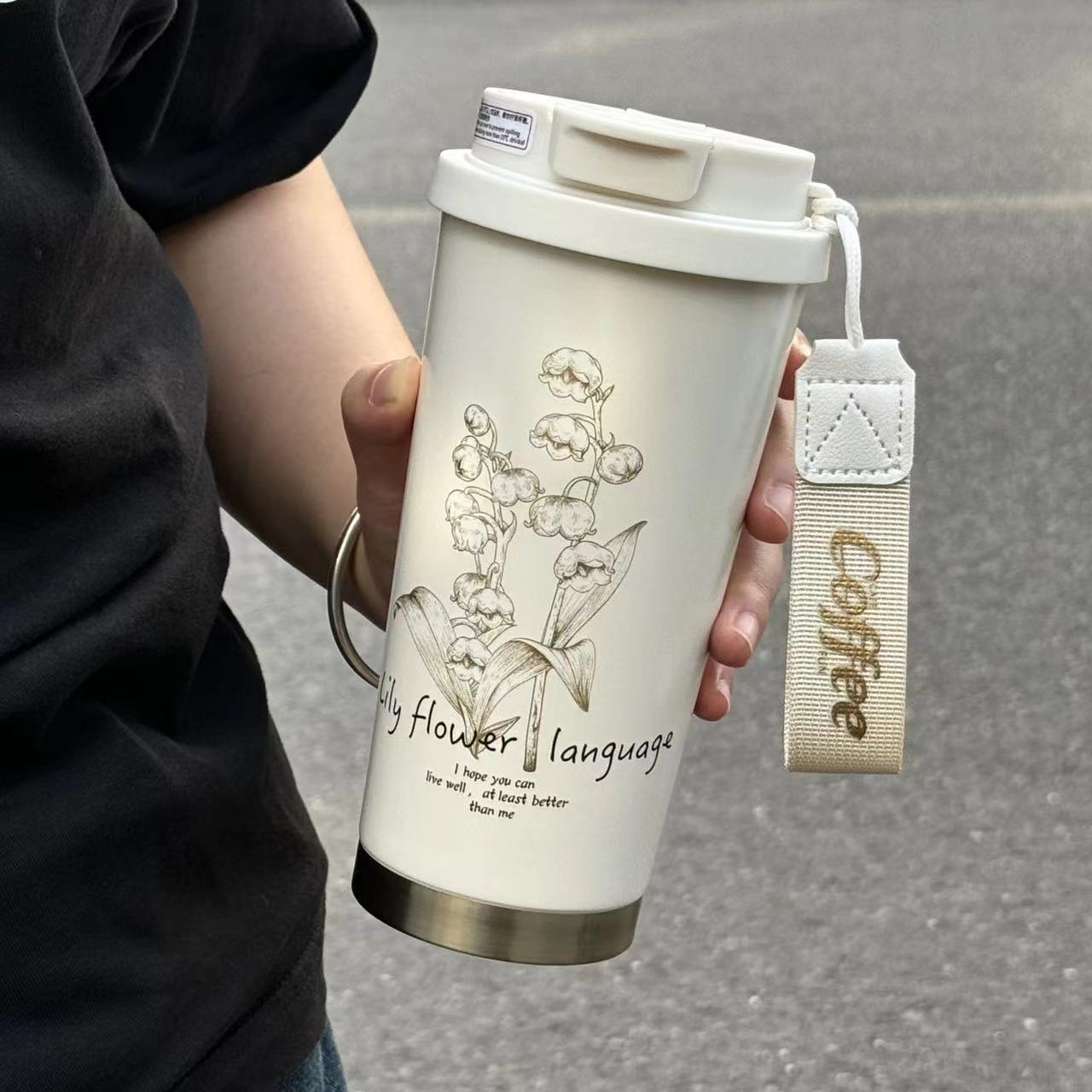 Stainless Steel Coffee Cup Large Capacity